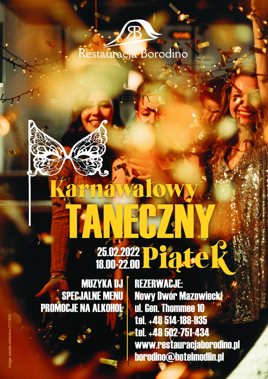 Read more about the article KARNAWAŁOWY PIĄTEK TANECZNY – 25.02.2022!