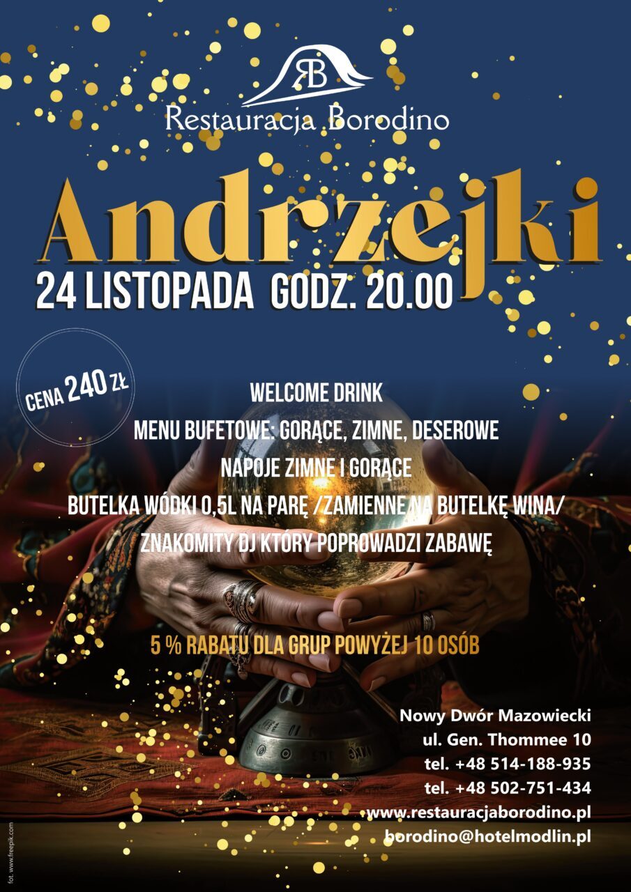 Read more about the article Andrzejki – 24.11.2023 ( Piątek) godz. 20.00 -3.00!